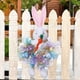 thumbnail image 1 of Corona de Pascua para Puerta Principal, Corona de Muñecas de Pascua, Decoraciones de Primavera de Pascua con Cinta para Puertas y Paredes, Decoración Del Hogar, 1 of 7