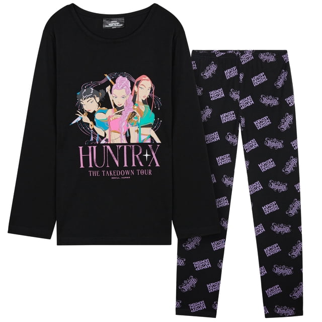 Pijama KPop Demon Hunters Huntrix para niñas de 5 a 6 años