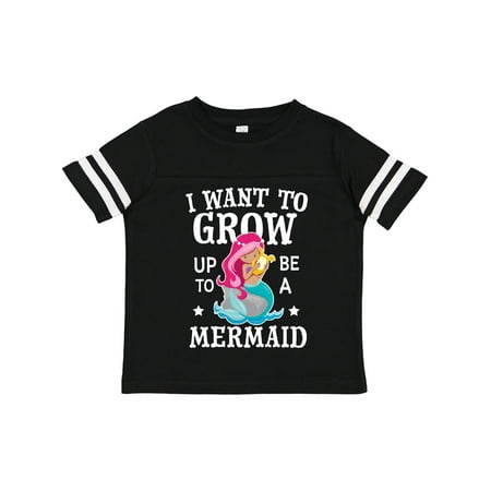 

Inktastic I Want to Grow Up to Be a Mermaid Girls Toddler T-Shirt