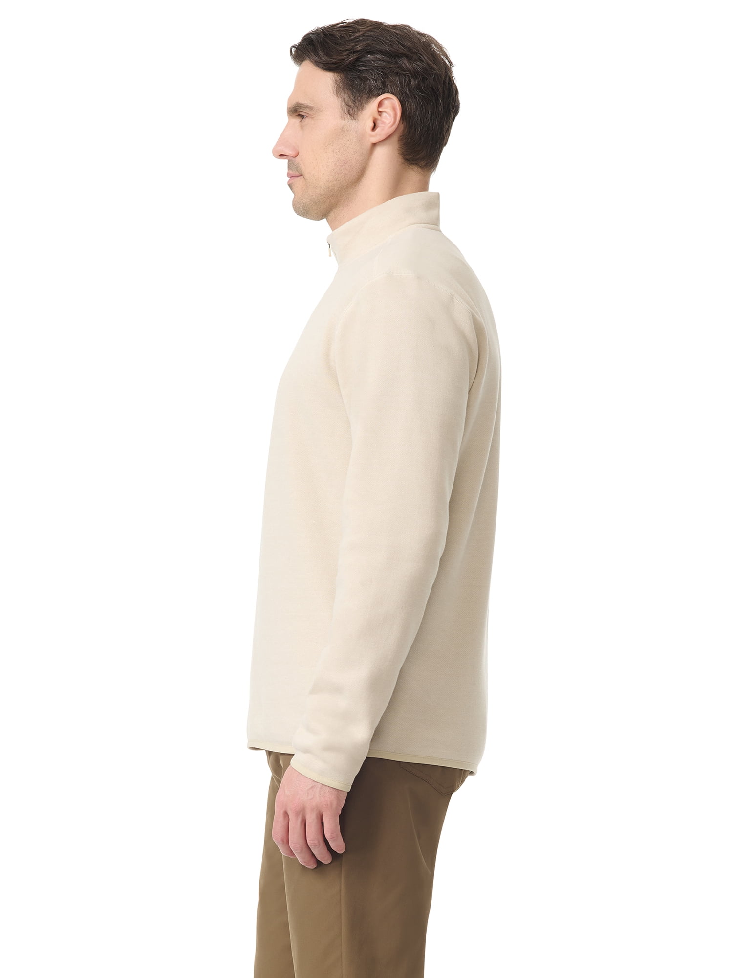 Bass & Co Men's Twill 1/4 Zip, Sizes S-3XL