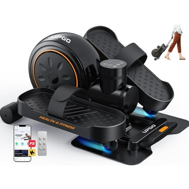 UPGO Under Desk Ellipticals Electric, Elipse Leg Exerciser for Seniors Fully Assembled, Seated Pedal Exerciser with Remote Control & Non-Slip Pedals