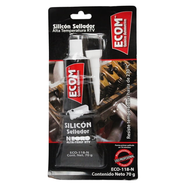 Silicón Negro Automotriz 70 g – Sellador de Alta Resistencia para Motor