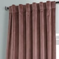 thumbnail image 5 of Half Price Drapes Signature Rosehip Plush Velvet Hotel Blackout Curtains (1 Panel), 50W X 96L, 5 of 6
