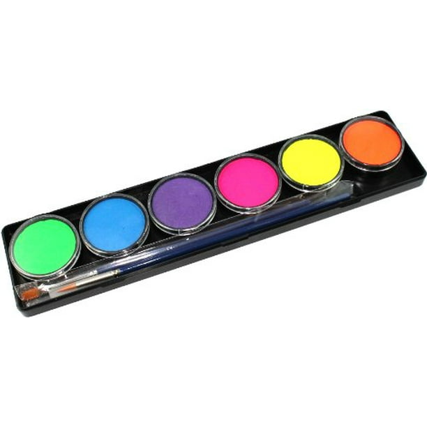Tag Body Art Neon Palette 6 X 10 gm Face and Body Paint