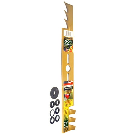 MaxPower 331982S Gold Commercial Mulching Blade for 22" Cut Universal