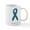 White, variant on CafePress - Conquer All. Teal Ribbon Mugs - 11 oz Ceramic Mug - Novelty Coffee Tea Cup