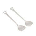 thumbnail image 4 of Cucharas De Helado, Cucharas De Cuchara De Helado De Acero Inoxidable Con 2 Piezas Para Helado, Fruta, 4 of 7