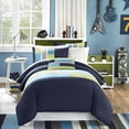 thumbnail image 1 of Mi-Zone Pipeline Comforter Set, Full/ Grand, Marine, 1 of 5