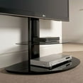 thumbnail image 6 of Tech Link Strata Two-Shelf Pedestal TV Stand in Black, 6 of 6