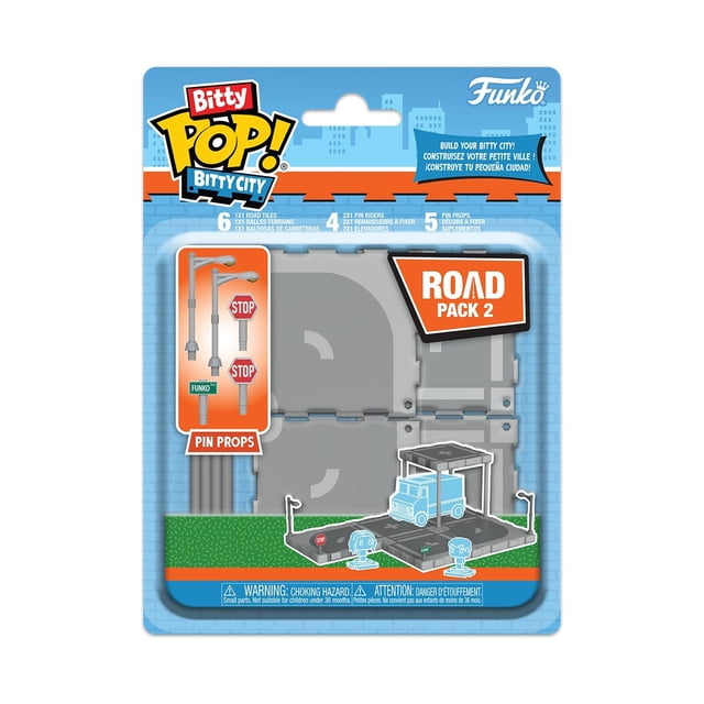 Funko Pop Bitty City Kit de Expansión de Construcción - Carretera