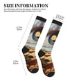 thumbnail image 5 of Bixox Surreal Desert Eye Landscape Print Compression Socks,Compression Socks Women & Men Circulation for Medical,Running,Athletic, 5 of 7