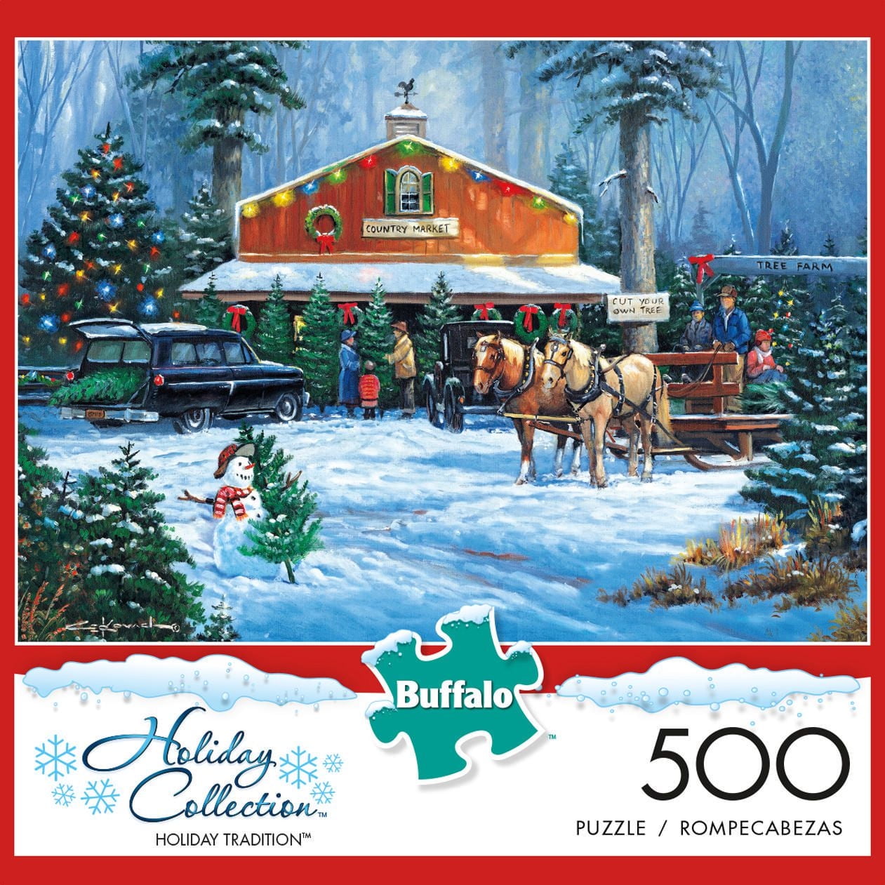 Buffalo Games Days to Remember Le puzzle Holiday Tradition en 500 pièces