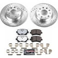 thumbnail image 3 of PowerStop Rear Z26 Street Warrior Carbon-Fiber Ceramic Brake Pad and Drilled and Slotted Rotor Kit Fits: VOLKSWAGEN Select Models K5666-26, 3 of 9