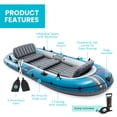 thumbnail image 5 of INTEX 66325EP Excursion 5 Inflatable Boat Set w/Oars, Pump, Adjustable Seats & Rod Holders, 5 of 13