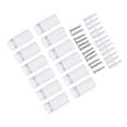 thumbnail image 2 of Tornillos de soporte, 12 piezas Tornillos de soporte de pared para publicidad Tornillos de soporte de letrero Eficiencia óptima, 2 of 9