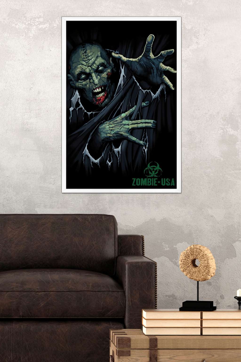 Zombie - Reach Wall Poster, 22.375" x 34", Framed