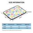 thumbnail image 4 of Bingfone Hand Drawn Colored Hearts Laptop Sleeve Case 13 Inch, 360° Protective Computer Carrying Bag, 4 of 9