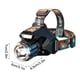 thumbnail image 3 of Lámpara de Minero para Exteriores, Recargable, Carga Rápida Por Usb, Resistente a La Intemperie, Versátil, para Pesca Nocturna, Sensor de Emergencia, 1 Unidad, 3 of 7