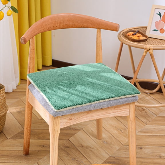 LACKUST Chair Seat Cushion Clearance,Non-Slip Plush Stool Chair Cushions,Cushions for Outdoor Furniture,Green