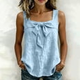 thumbnail image 2 of Msgweeeg Camisole Tops for Women Summer Sleeveless Solid Color Dressy Tops for Women Square Neck Regular Fit Active Hawaii Woman Blouse, 2 of 8