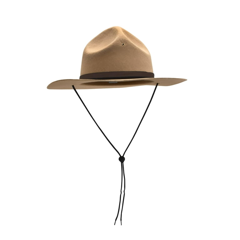 Nicky Bigs Novelties, Adult Campaign Mountie Trooper Hat, Tan