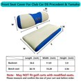 thumbnail image 6 of 10L0L Golf Cart Seat Cover for Yamaha Club Car Precedent Golf Cart Accessories-Beige Blue (L Size), 6 of 7
