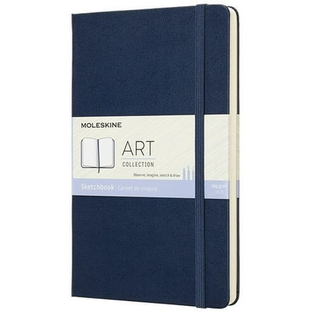 ART COLLECTION SKETCHBOOK LG PLAIN BLUE (BLUE) (Best Moleskine For Art Journal)