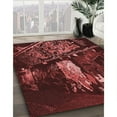thumbnail image 3 of Ahgly Company Machine Washable Indoor Rectangle Transitional Grapefruit Red Area Rugs, 2' x 5', 3 of 7