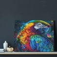 thumbnail image 3 of Fuzoiu Colorful Parrot Jungle Dream Print Canvas Wall Art for Bathrooms,Wall Decor for Bedroom,Framed Artwork for Wall,Modern Wall Decorations Prints Picture for Kitchen Home, 3 of 6