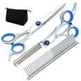 thumbnail image 3 of Dog Grooming Scissors Set,Dog Grooming Scissors Kit Pet Grooming Scissors Set Dog Shears Industry-Leading Standards, 3 of 12
