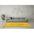 thumbnail image 3 of Ahgly Company Indoor Rectangle Persian Yellow Traditional Area Rugs, 3' x 5', 3 of 4