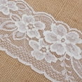 thumbnail image 2 of Cinta de arpillera con encaje blanco, 2,7 m Rollo de yute natural para la decoración de la boda de la fiesta de cumplea?os Ecomeon no, 2 of 4
