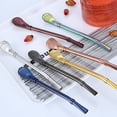 thumbnail image 4 of Flmtop Stainless Steel Straw Spoon Coffee Stirring Tea Filter Infuser Bar Accessories, 4 of 10