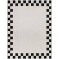 thumbnail image 2 of Balta Tabor Checkered Border Indoor/Outdoor Area Rug 7'10" x 10' - Tan, 2 of 10