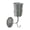 Silver, variant on 6.3×9.84in Vintage Metal Hook Flower Pot Holder - Hanging Home Decor & Multifunctional Wall-Mounted Organizer Container for Flowers,Keys & Small Items,Elegant Home Organization & Decor