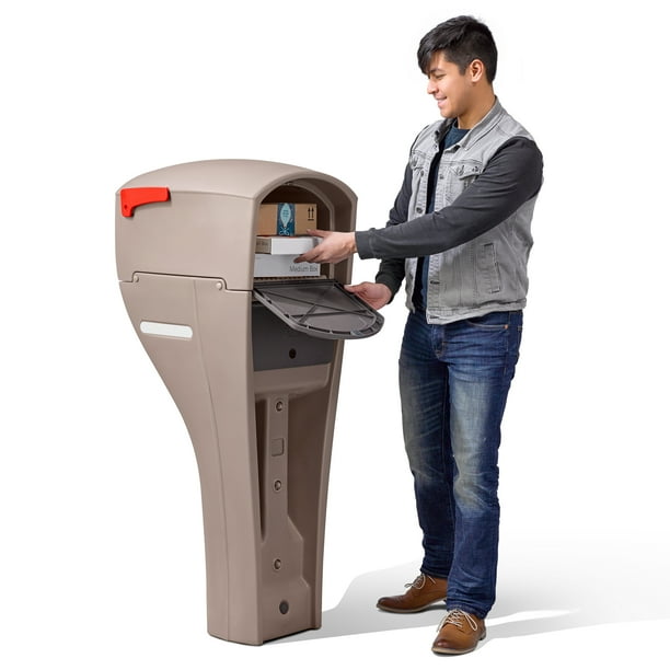 Step2 Mailmaster Xl Mailbox Mocha Walmart Com Walmart Com
