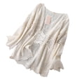 thumbnail image 2 of Cárdigan Salvador Mujer Verano Beige, 2 of 10