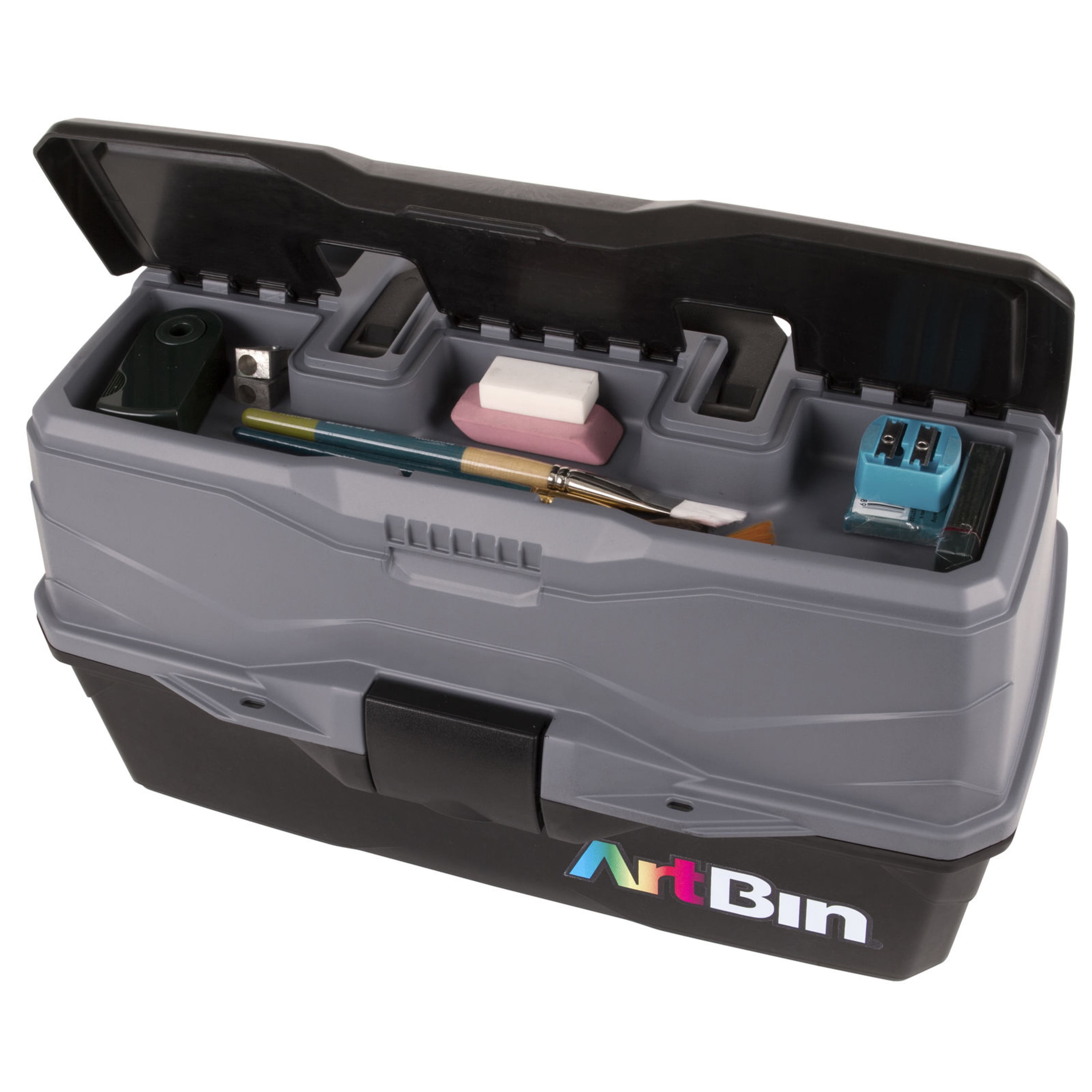 ArtBin 3-Tray Sketch Box, Charcoal