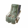 thumbnail image 4 of Wine Soft Flannel Fleece Throw Blanket, Grungy Aged Display with Wine Pouring into Glasses Retro, Cozy Plush for Indoor and Outdoor Use, 60" x 80", Almond Green Olive Green, by Ambesonne, 4 of 6