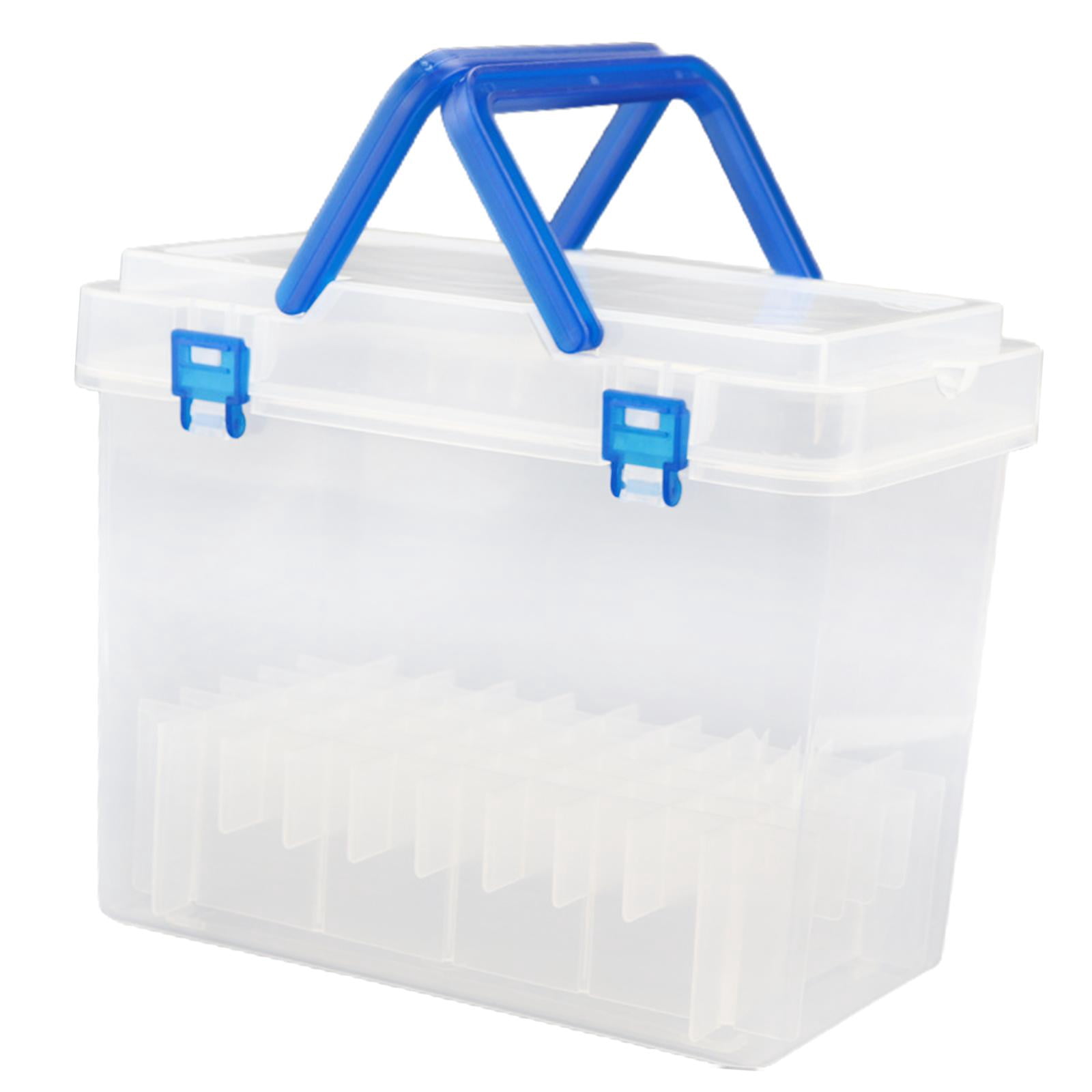 Marker Pen Carrying Case Marker Holder Transparent Multifunctional Marker Pen Organizer Case Pencil Organizer Handheld Box Brush Pen Case 48 Slot