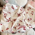 thumbnail image 3 of Pijama japonés Kawaii Hello Kitty, muñeco de personaje de dibujos animados, suave y cómodo, pantalones de manga larga, conjunto de ropa de casa, lindo regalo, 3 of 4