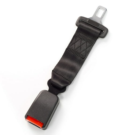 E4 Safety Certified Seat Belt Extension - Type S, Black, 10 Inches from Seat Belt Extender Pros