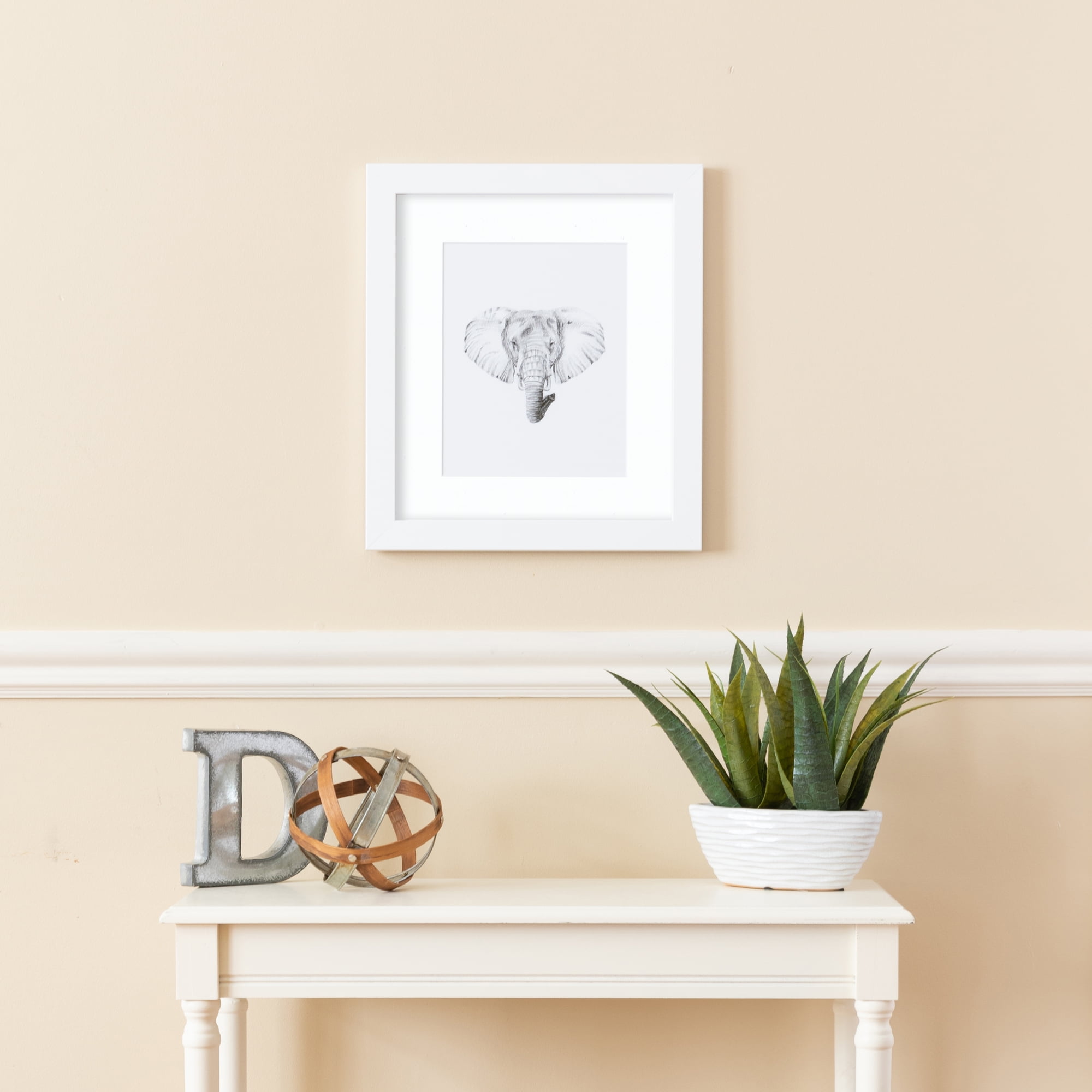 ArtToFrames 16" x 24" White Picture Frame, 16x24 inch White MDF Poster Frame (WOM-3966)