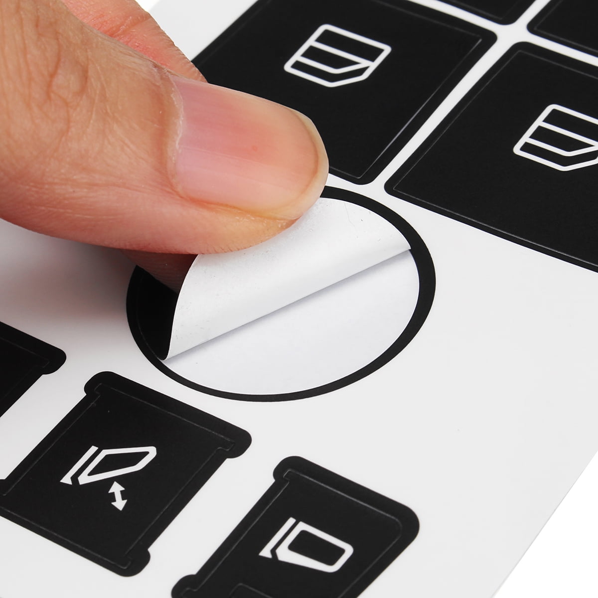 Window Switch Button Repair Stickers Fit 2008-2014 Mercedes Benz W204 C300 C350