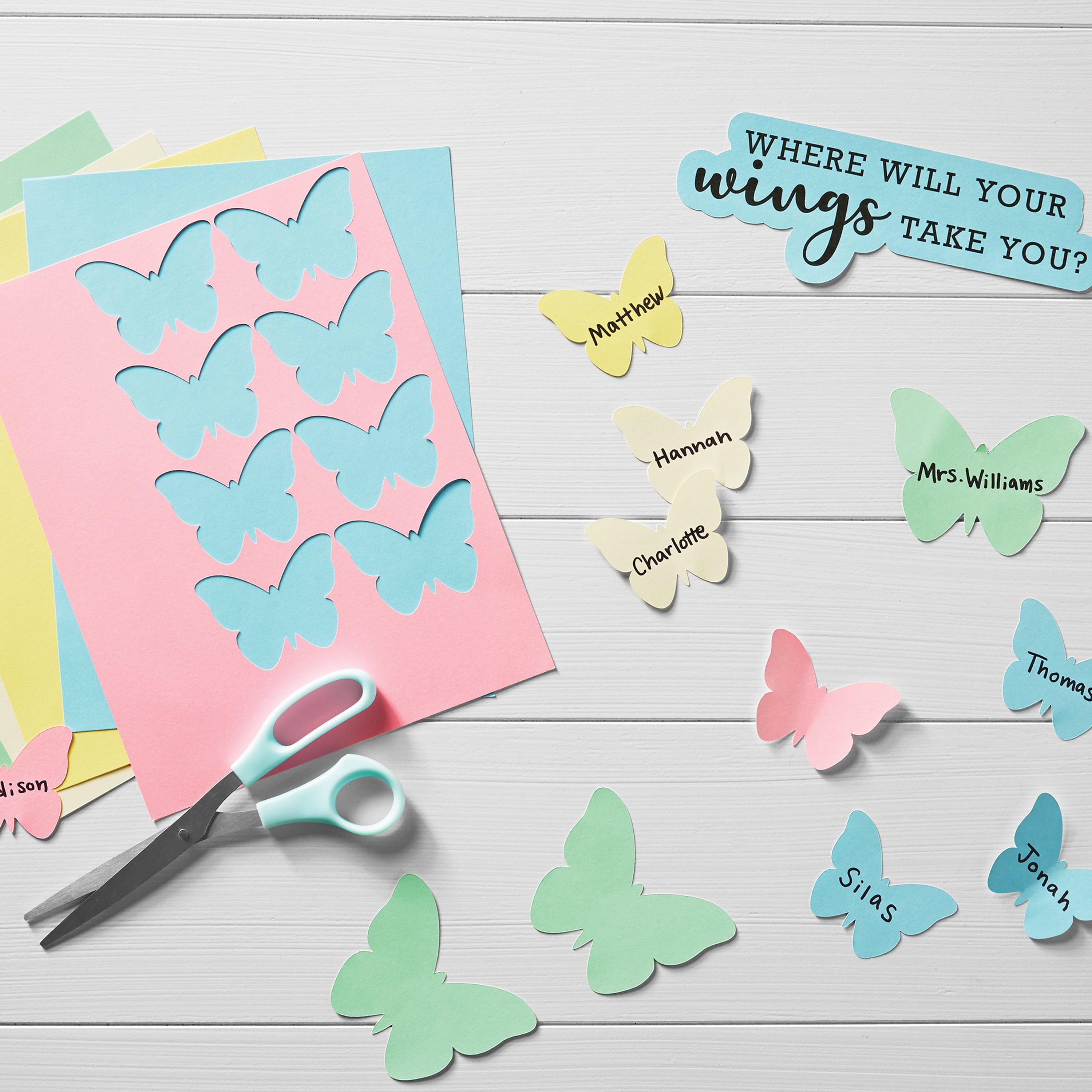 Pen+Gear Assorted Pastel Card Stock, 8.5" x 11", 67 lb, 75 Sheets
