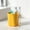 Yellow, variant on Lunxisen 2 pcs Cute Cartoon Bathroom Cups, Unbreakable Reusable Toothbrush Holders, Plastic Household Drinking Cups, Dishwasher Safe Water Mugs for Kids Couples Friends