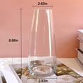 thumbnail image 4 of Jarrón de cristal Aoderun, moderno, decoración del hogar para flores, 25 cm, transparente, 4 of 7