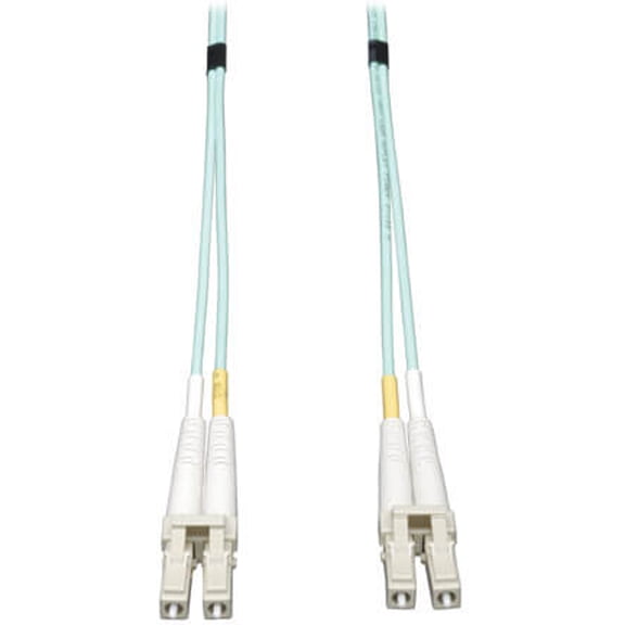 Tripp Lite 10Gb Duplex Multimode 50/125 OM3 LSZH Fiber Patch Cable (LC/LC) - Aqua, 4M (13-ft.)