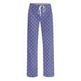 thumbnail image 5 of Annhoo Women's Pajama Pants Casual High Waist Polka Dots Trousers Comfy Baggy Straight Leg Pj Bottoms with Pockets, 5 of 5