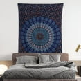 thumbnail image 2 of Bless International Peacock Mandala 54" x 72" Tapestry, 2 of 4